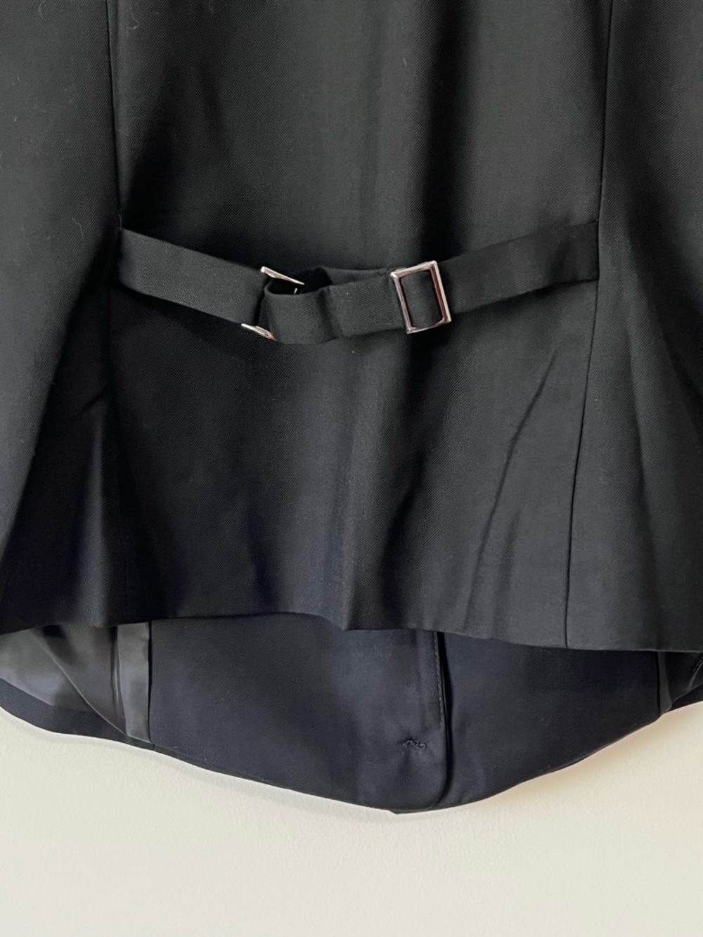 Kancy Kole Black Sleeveless Button Vest with Adjustable Fit Waist - Picture 5 of 8